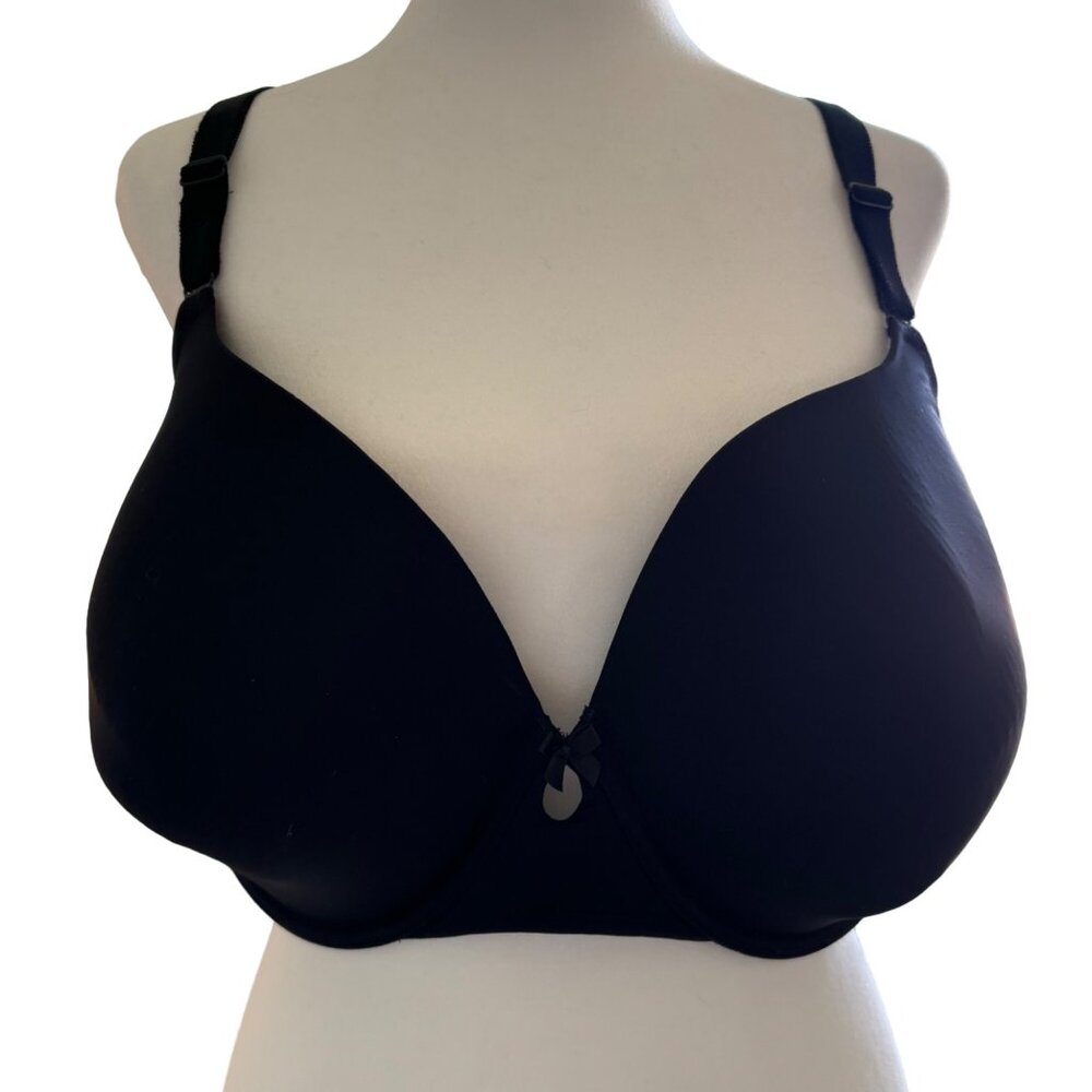 Torrid Curve Black Padded Underwire Bra Brassiere Intimates Size 44DDD